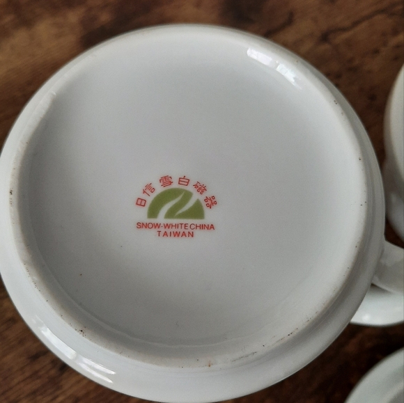 Asian Themed DRAGON Porcelain Tea Cup Diffuser 3-Piece. Cup, Lid, and Strainer - Picture 7 of 8